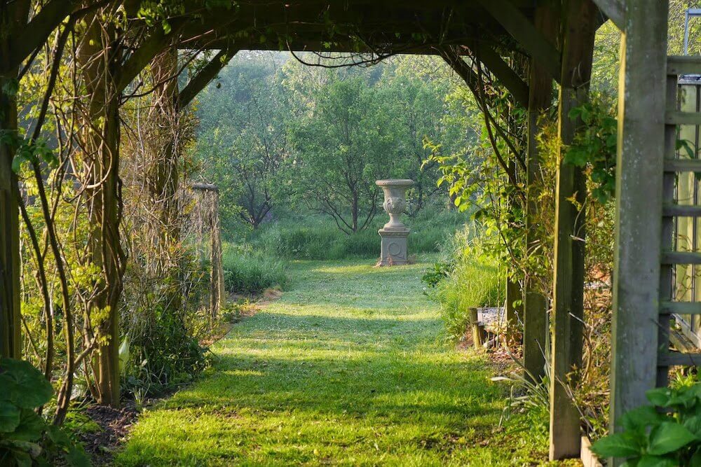 A misty morning at Orchard House Cornwall
